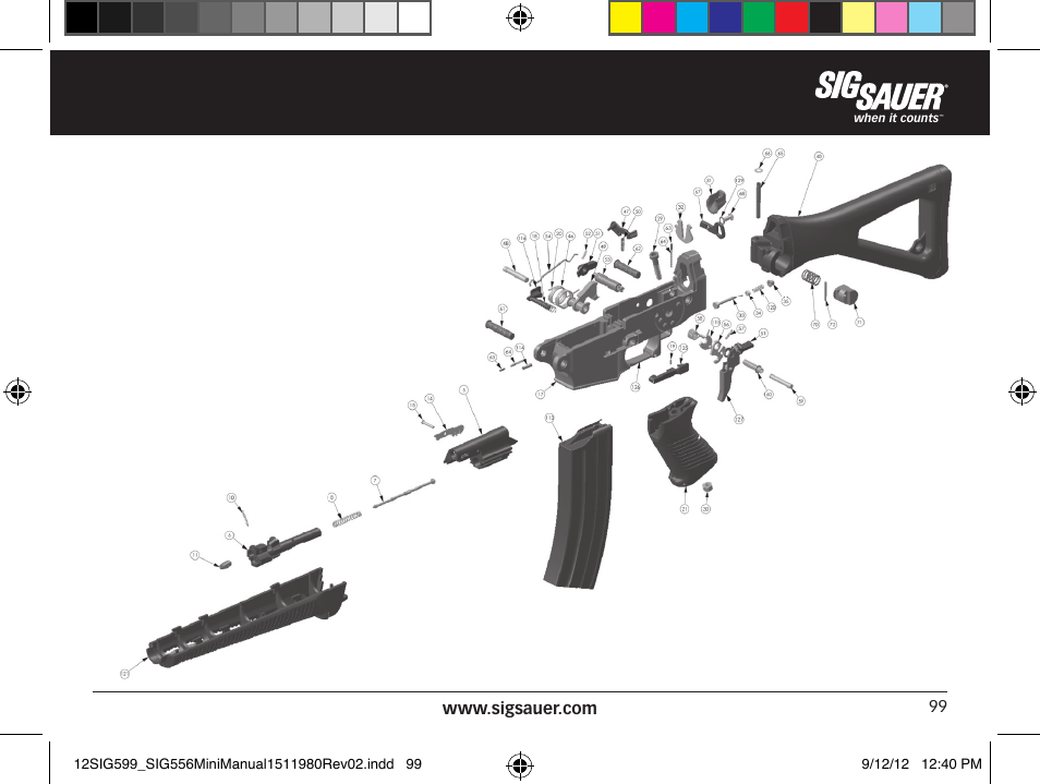 SIG SAUER SIG556 User Manual | Page 99 / 104