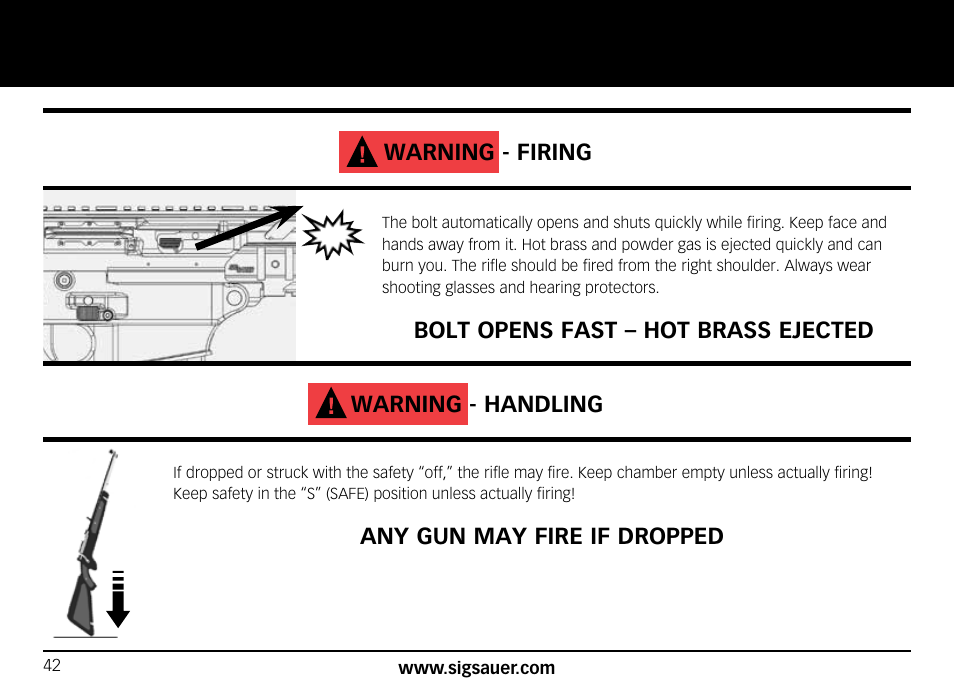 SIG SAUER SIG556xi User Manual | Page 42 / 84