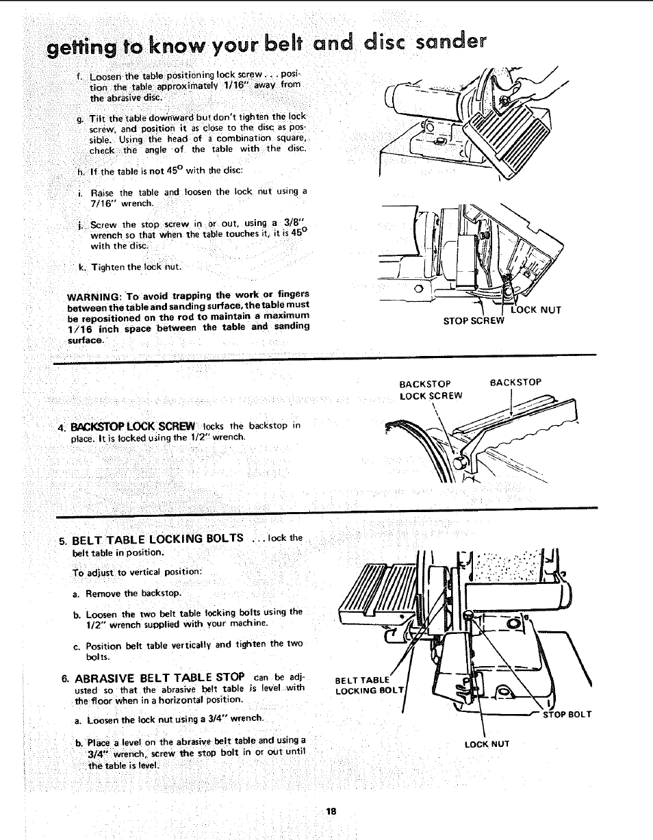 Isc sonder, Getting to know | Craftsman 113.225931 User Manual | Page 18 / 32