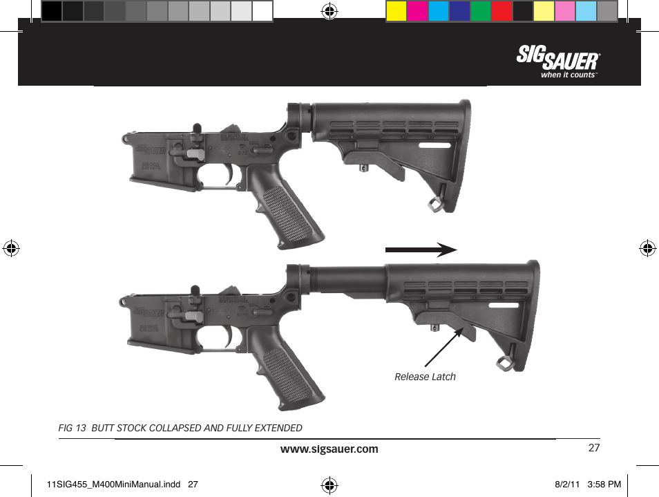 SIG SAUER SIGM400 Rifle User Manual | Page 27 / 84