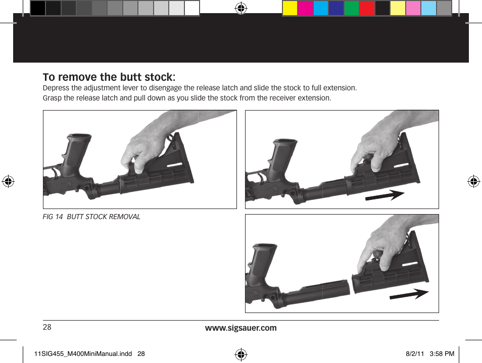 SIG SAUER SIGM400 Rifle User Manual | Page 28 / 84