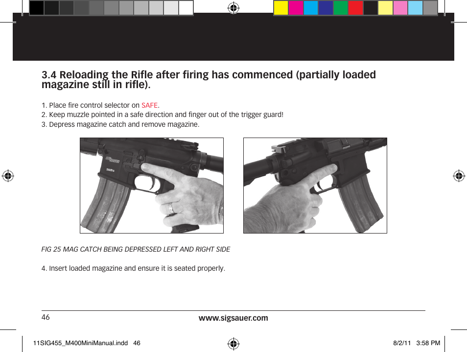 SIG SAUER SIGM400 Rifle User Manual | Page 46 / 84