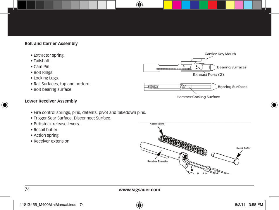 SIG SAUER SIGM400 Rifle User Manual | Page 74 / 84