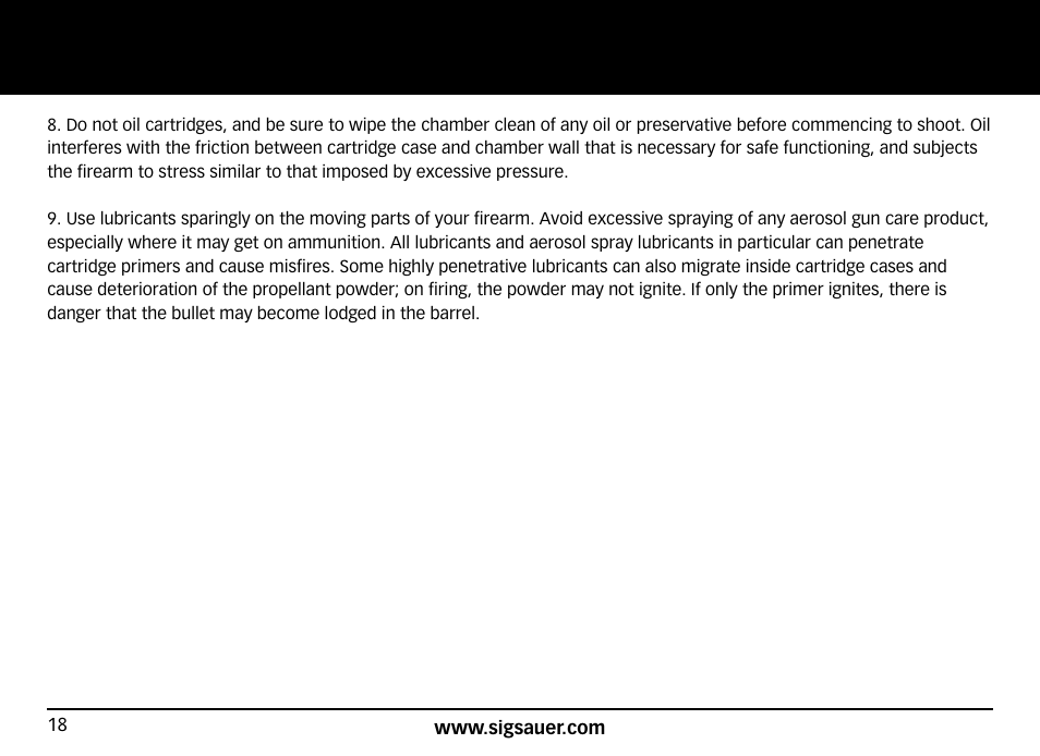 SIG SAUER SIG50 User Manual | Page 18 / 60