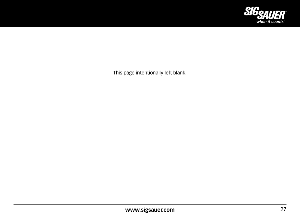 SIG SAUER SIG50 User Manual | Page 27 / 60