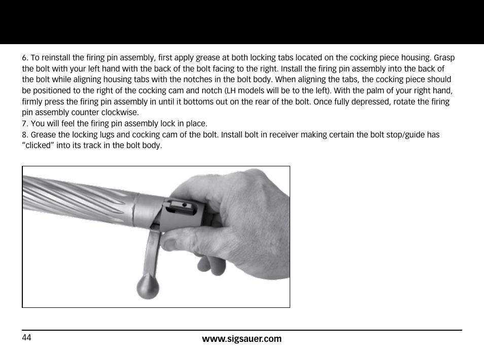 SIG SAUER SIG50 User Manual | Page 44 / 60