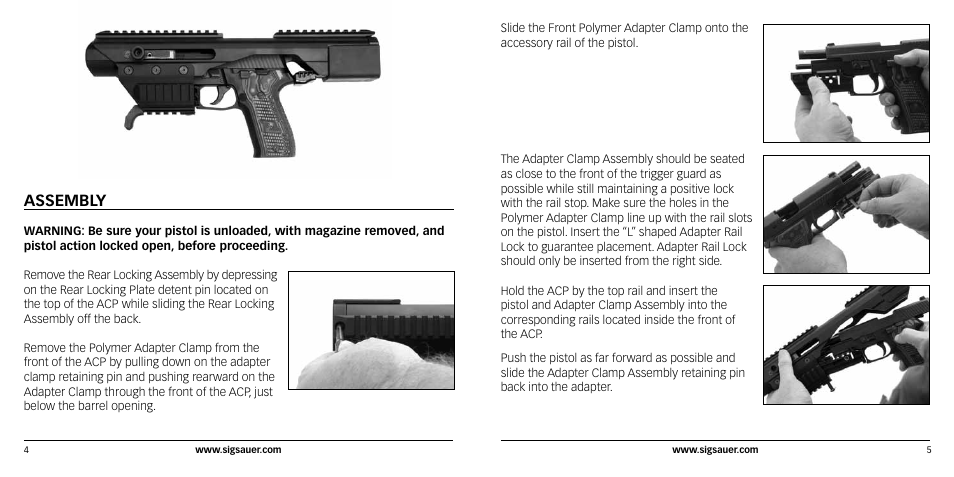 Assembly | SIG SAUER ACP Adaptive Carbine Platform User Manual | Page 3 / 6