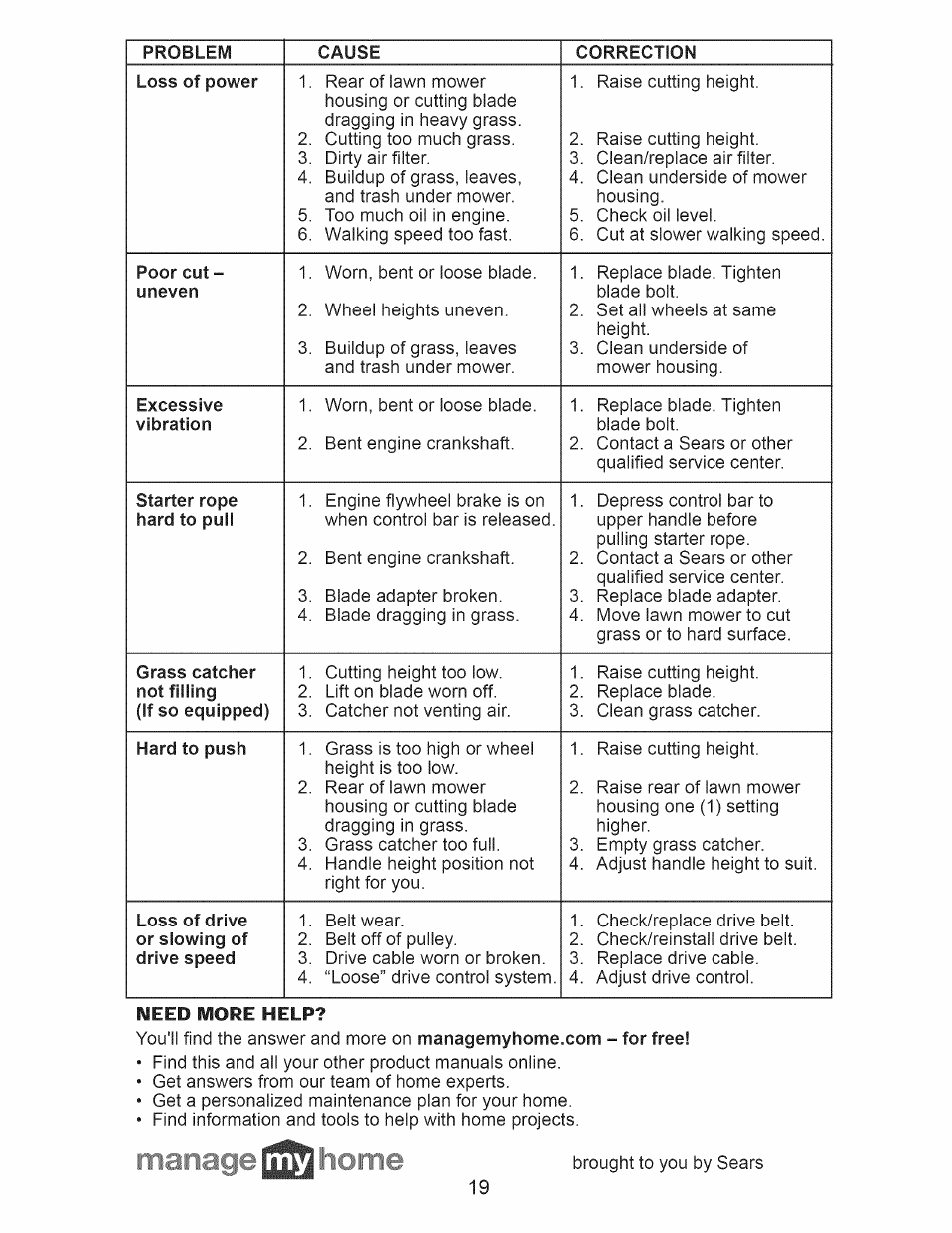 Craftsman 917.370610 User Manual | Page 19 / 48