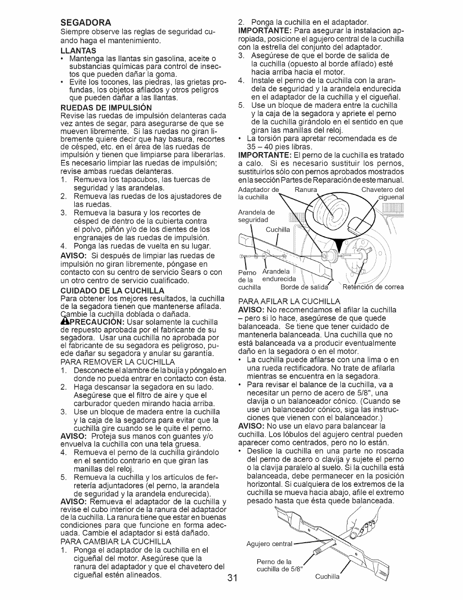 Craftsman 917.370610 User Manual | Page 31 / 48