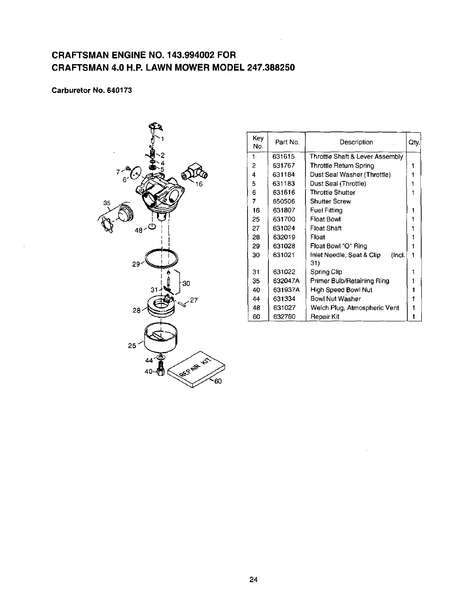 Craftsman 247.388250 User Manual | Page 24 / 26