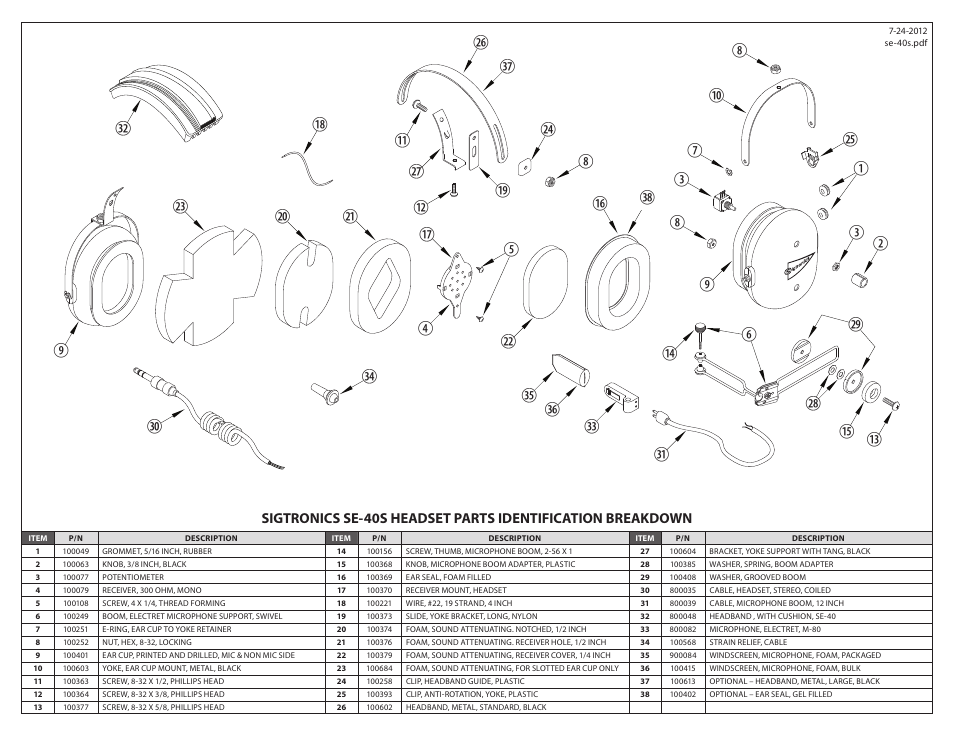 Sigtronics SE-40S User Manual | Page 2 / 2