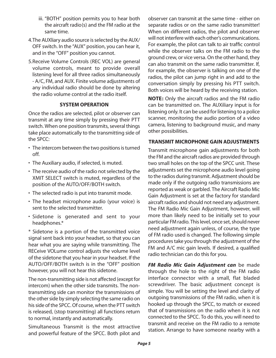 Sigtronics SPCC-2 User Manual | Page 5 / 8