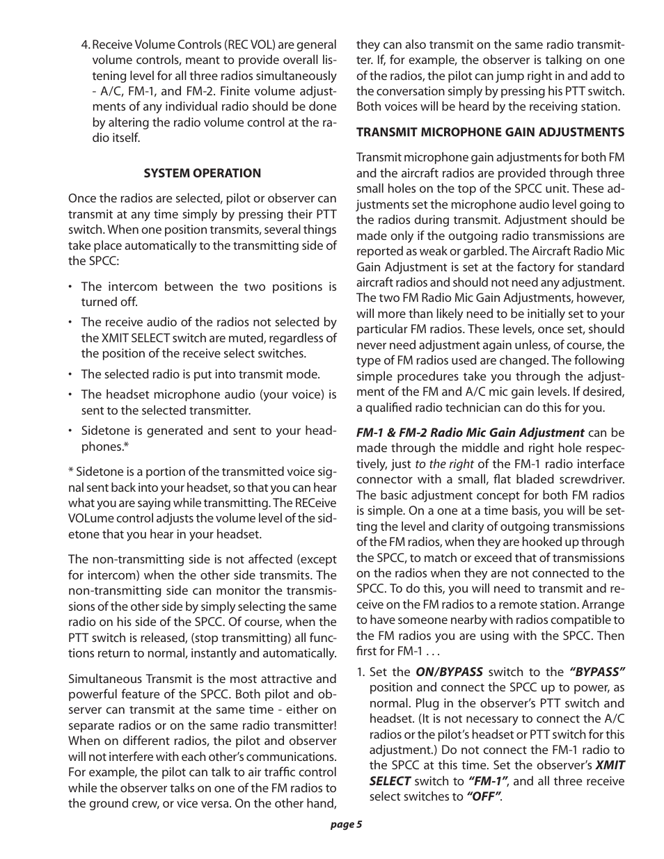 Sigtronics SPCC-3 User Manual | Page 5 / 8