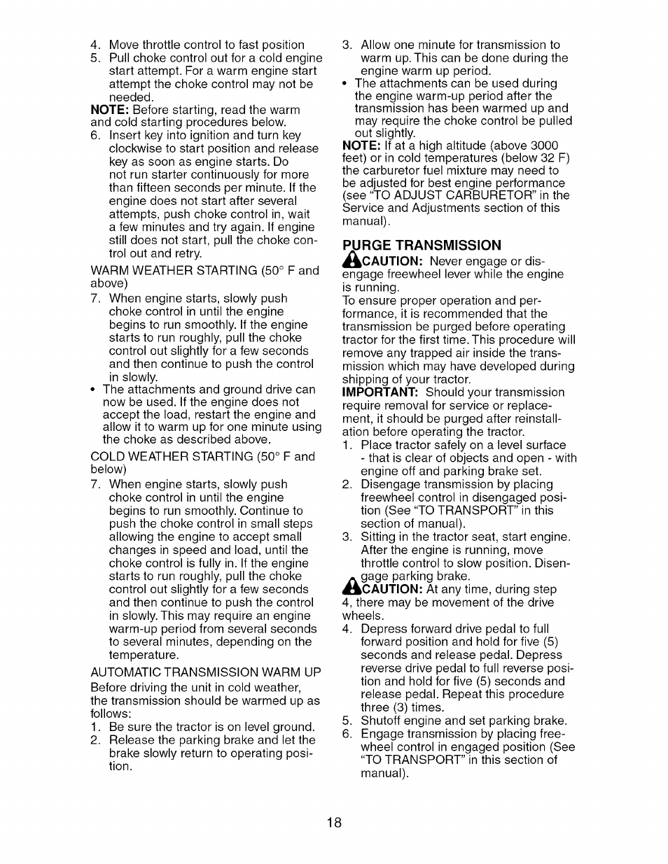Craftsman 917.276920 User Manual | Page 18 / 68