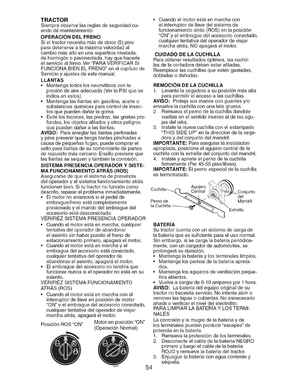 Tractor | Craftsman 917.276920 User Manual | Page 54 / 68