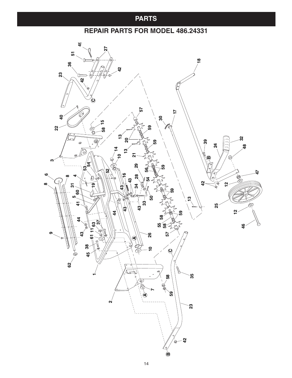 Craftsman SPIKER 486.24331 User Manual | Page 14 / 16