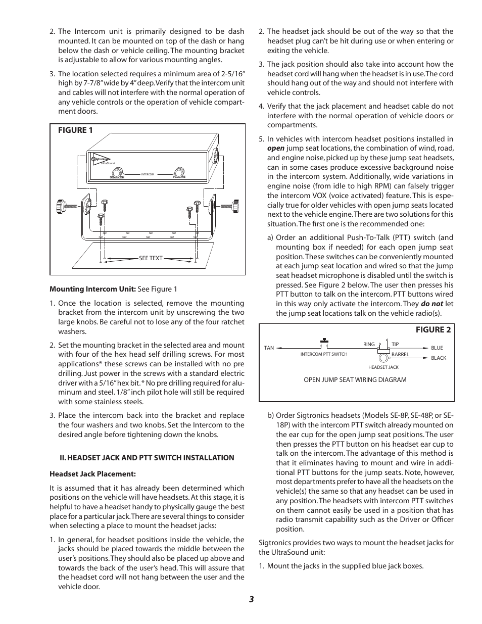 Figure 1 figure 2 | Sigtronics US-DR User Manual | Page 3 / 12