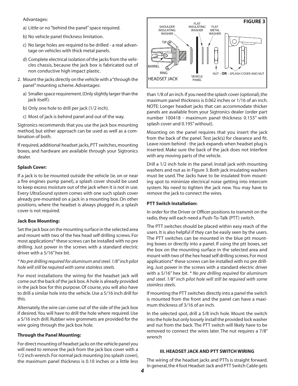 Sigtronics US-DR User Manual | Page 4 / 12