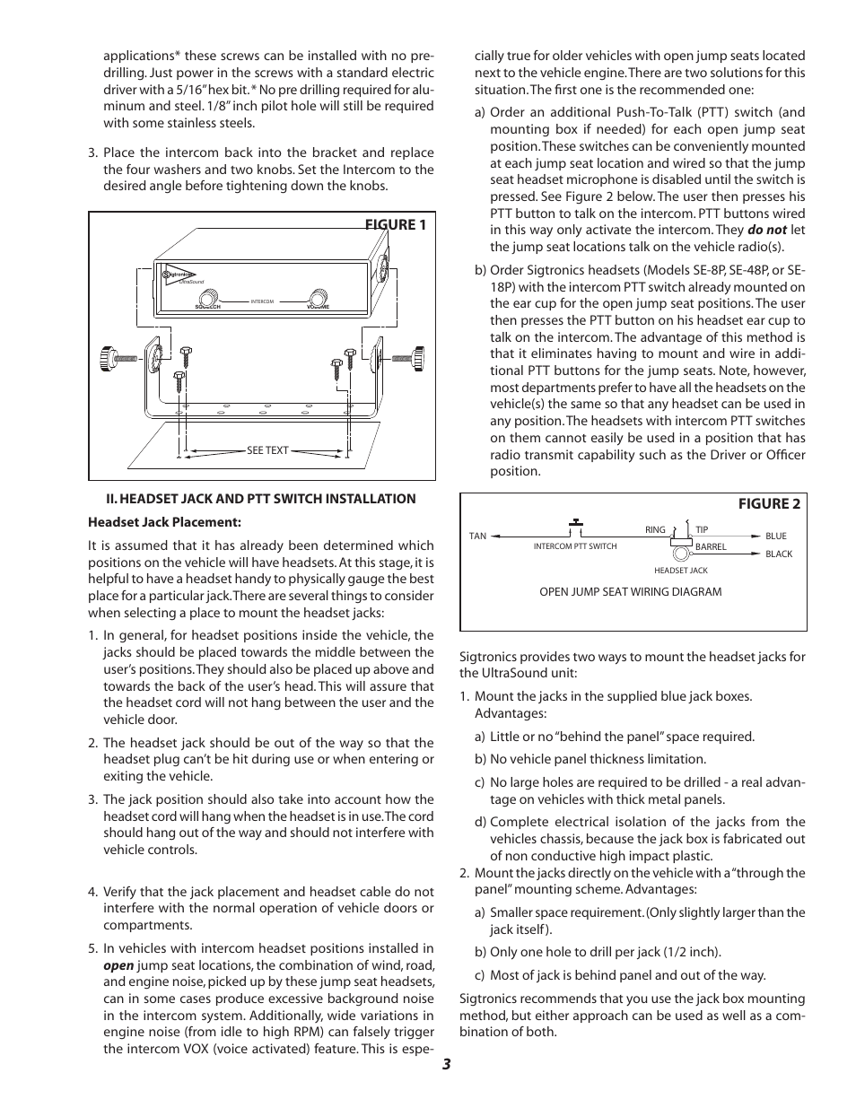 Figure 1 figure 2 | Sigtronics US-12D User Manual | Page 3 / 12