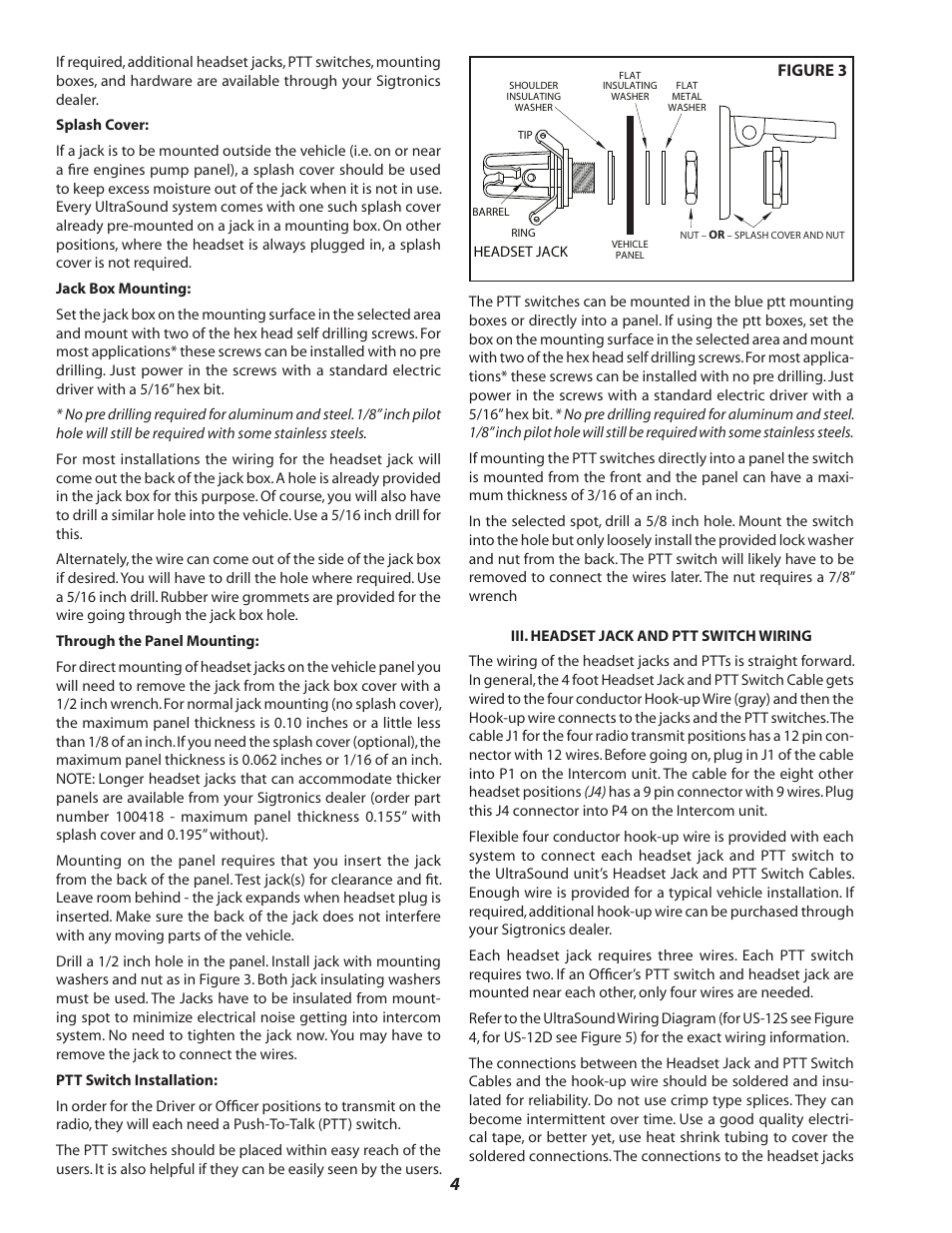 Figure 3 | Sigtronics US-12D User Manual | Page 4 / 12