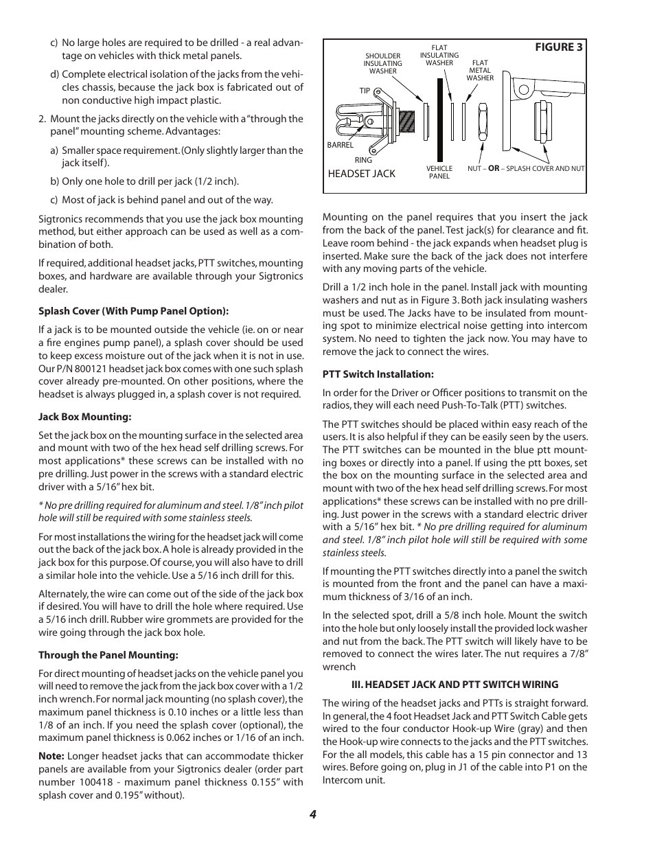 Sigtronics Dual-CFR User Manual | Page 4 / 12