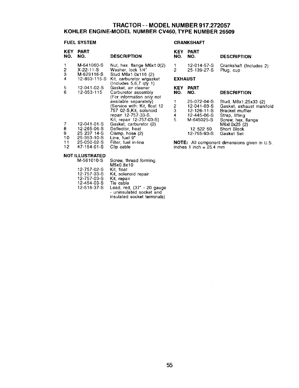Craftsman 917.272057 User Manual | Page 55 / 60