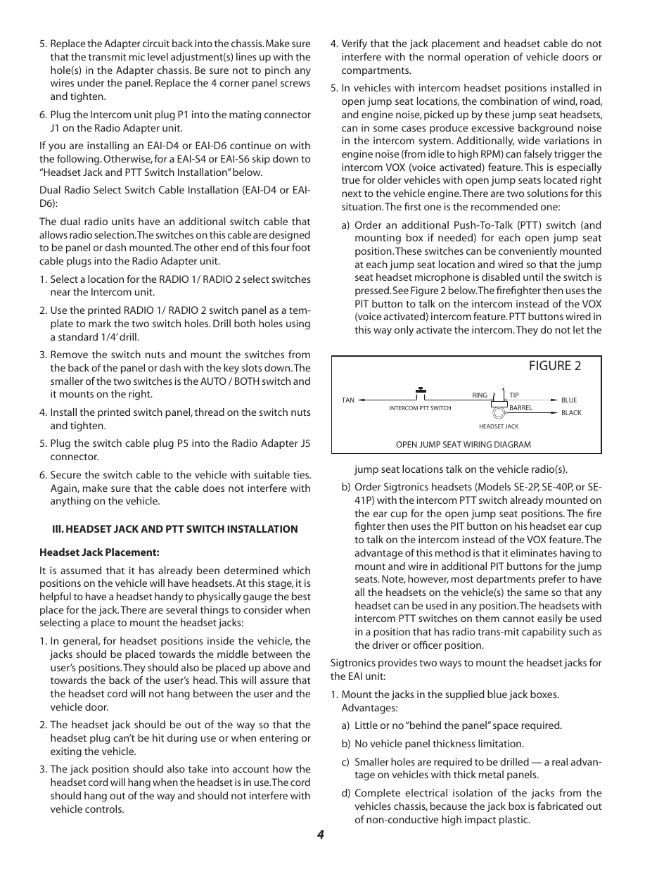 Figure 2 | Sigtronics EAI Installation Instructions User Manual | Page 4 / 12