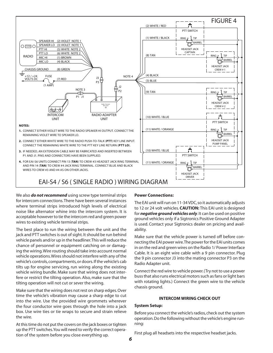 Sigtronics EAI Installation Instructions User Manual | Page 6 / 12