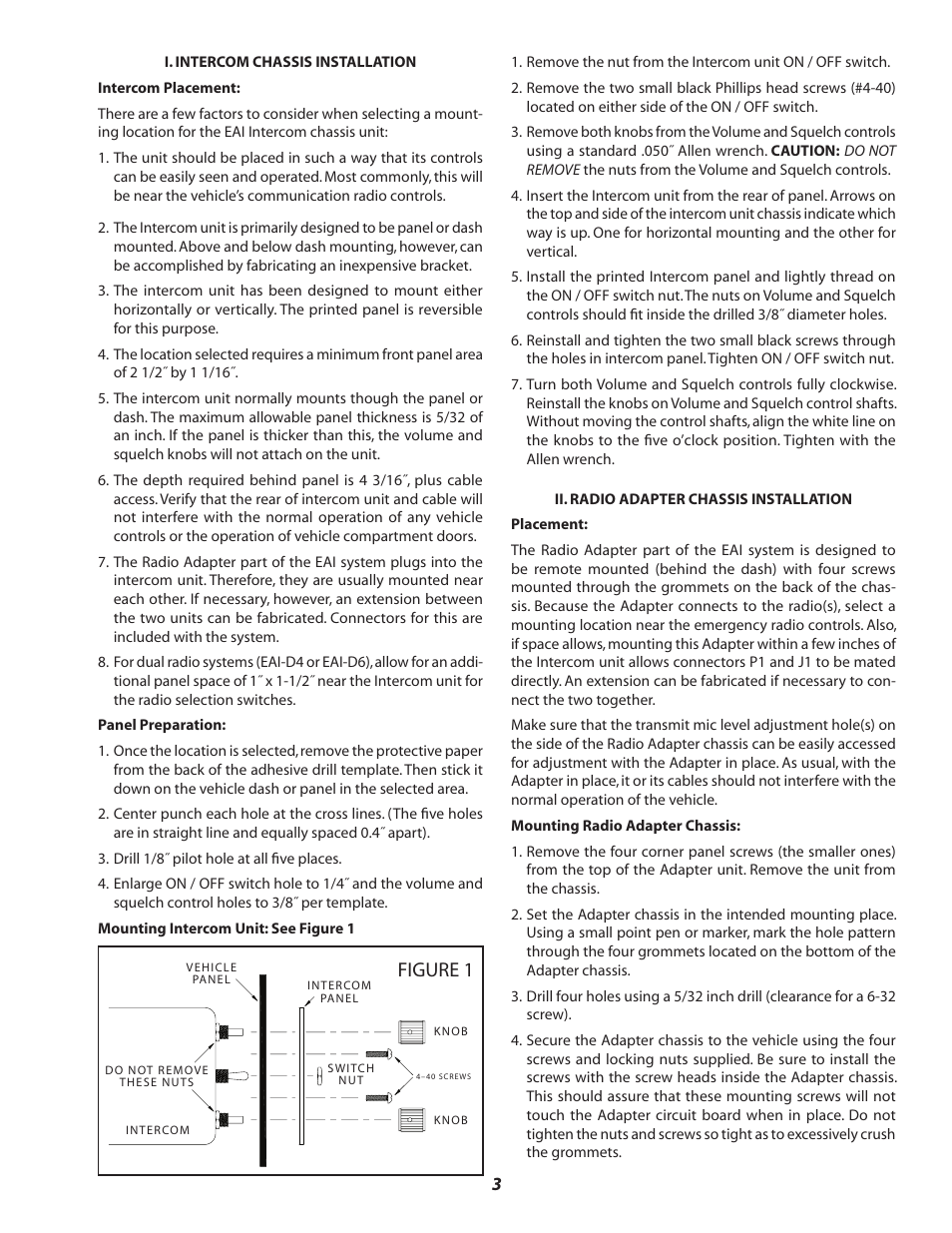 Figure 1 | Sigtronics EAI Operating Instructions User Manual | Page 3 / 12