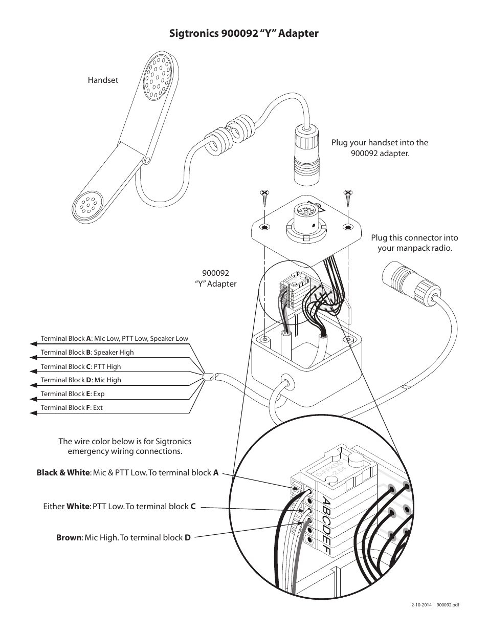 Sigtronics 900092 User Manual | Page 2 / 2