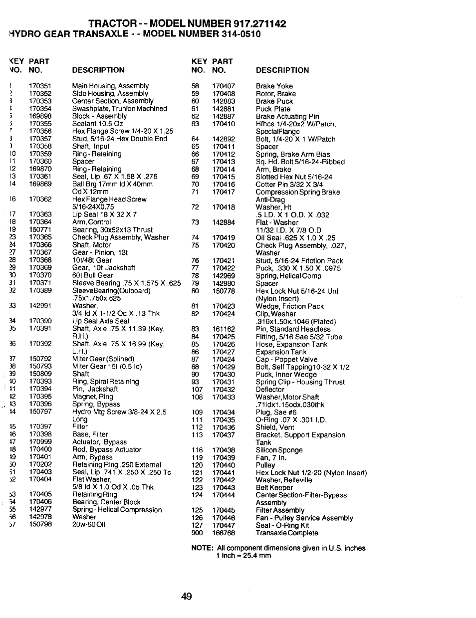 Craftsman 917.271142 User Manual | Page 49 / 60