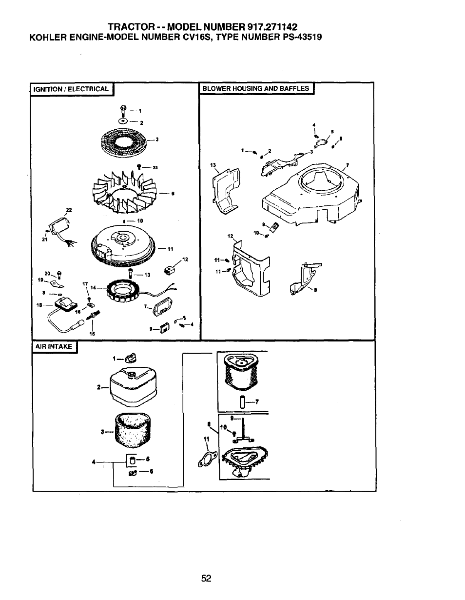 Craftsman 917.271142 User Manual | Page 52 / 60