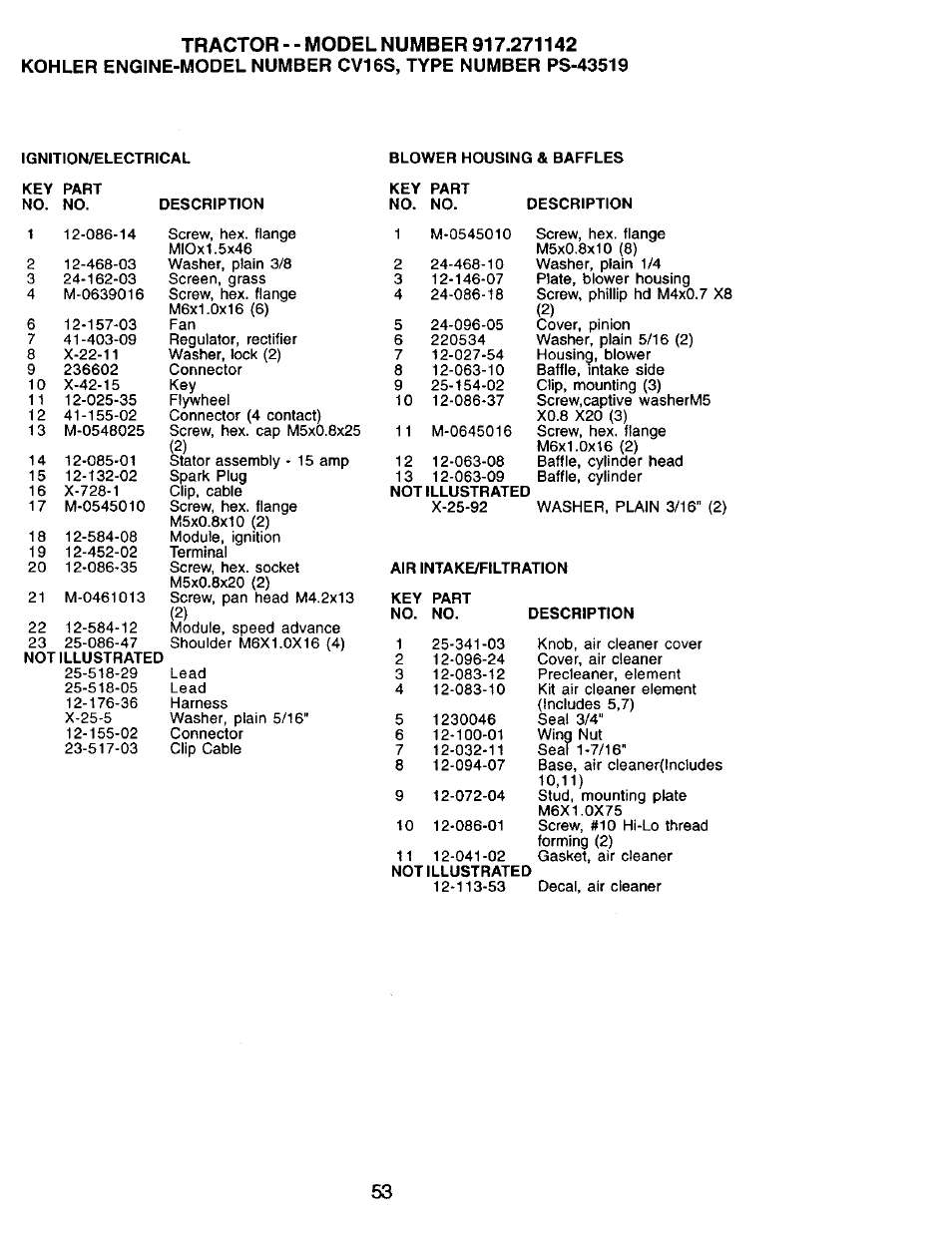 Craftsman 917.271142 User Manual | Page 53 / 60