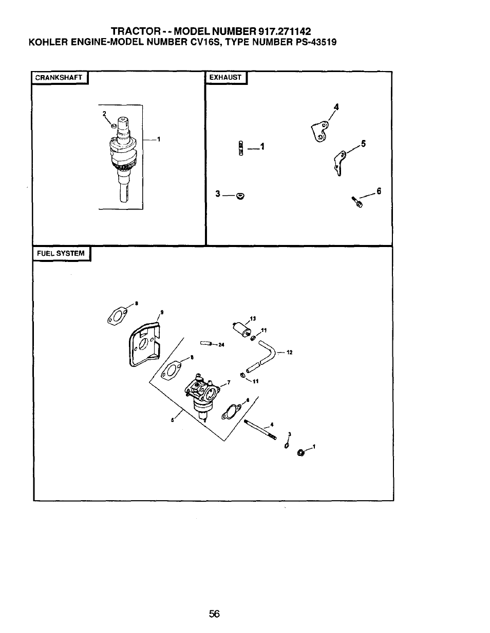 Craftsman 917.271142 User Manual | Page 56 / 60