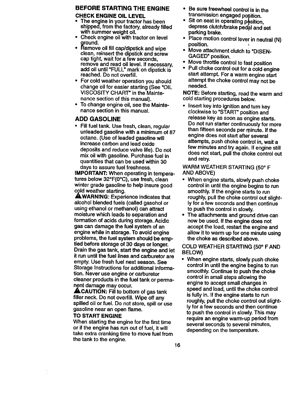 Craftsman 917.270840 User Manual | Page 16 / 60