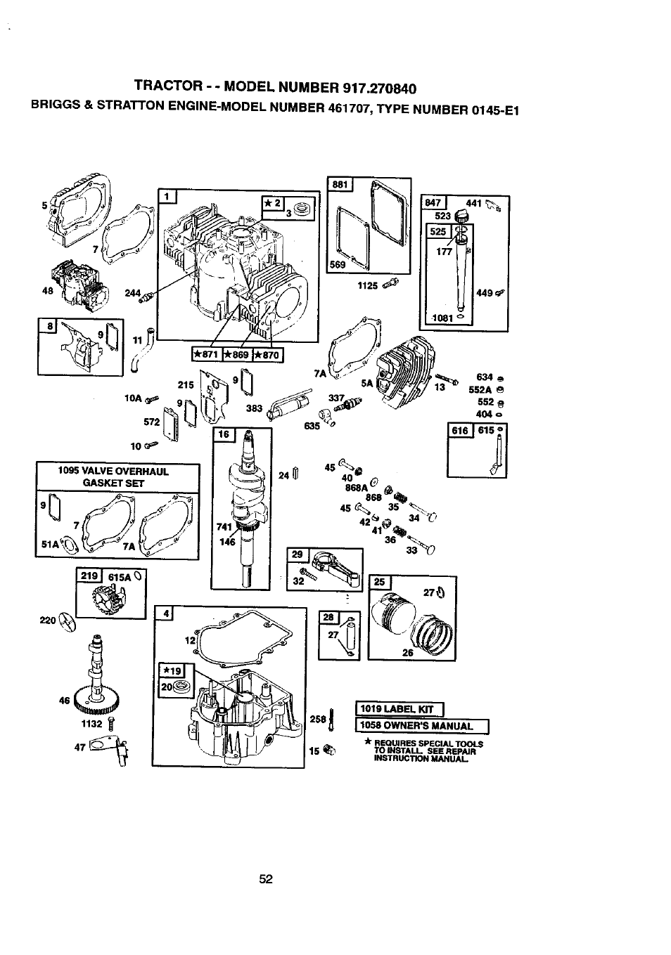 Craftsman 917.270840 User Manual | Page 52 / 60