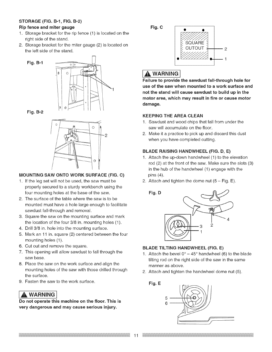 Craftsman 137.218030 User Manual | Page 11 / 30