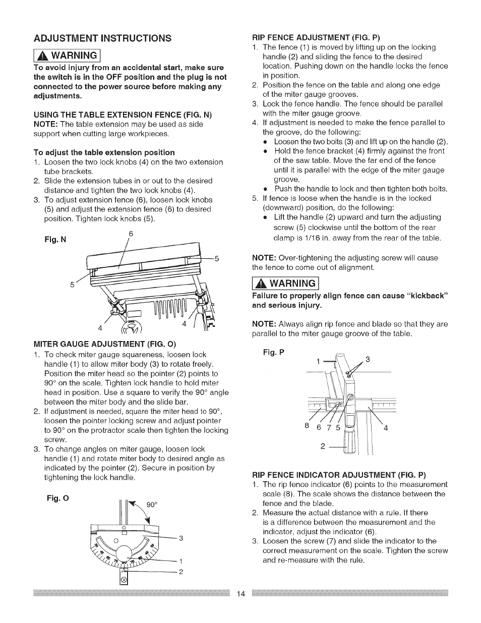 Craftsman 137.218030 User Manual | Page 14 / 30