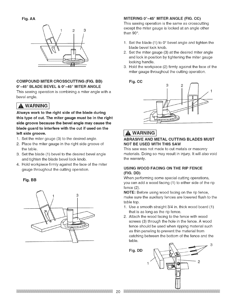 Craftsman 137.218030 User Manual | Page 20 / 30