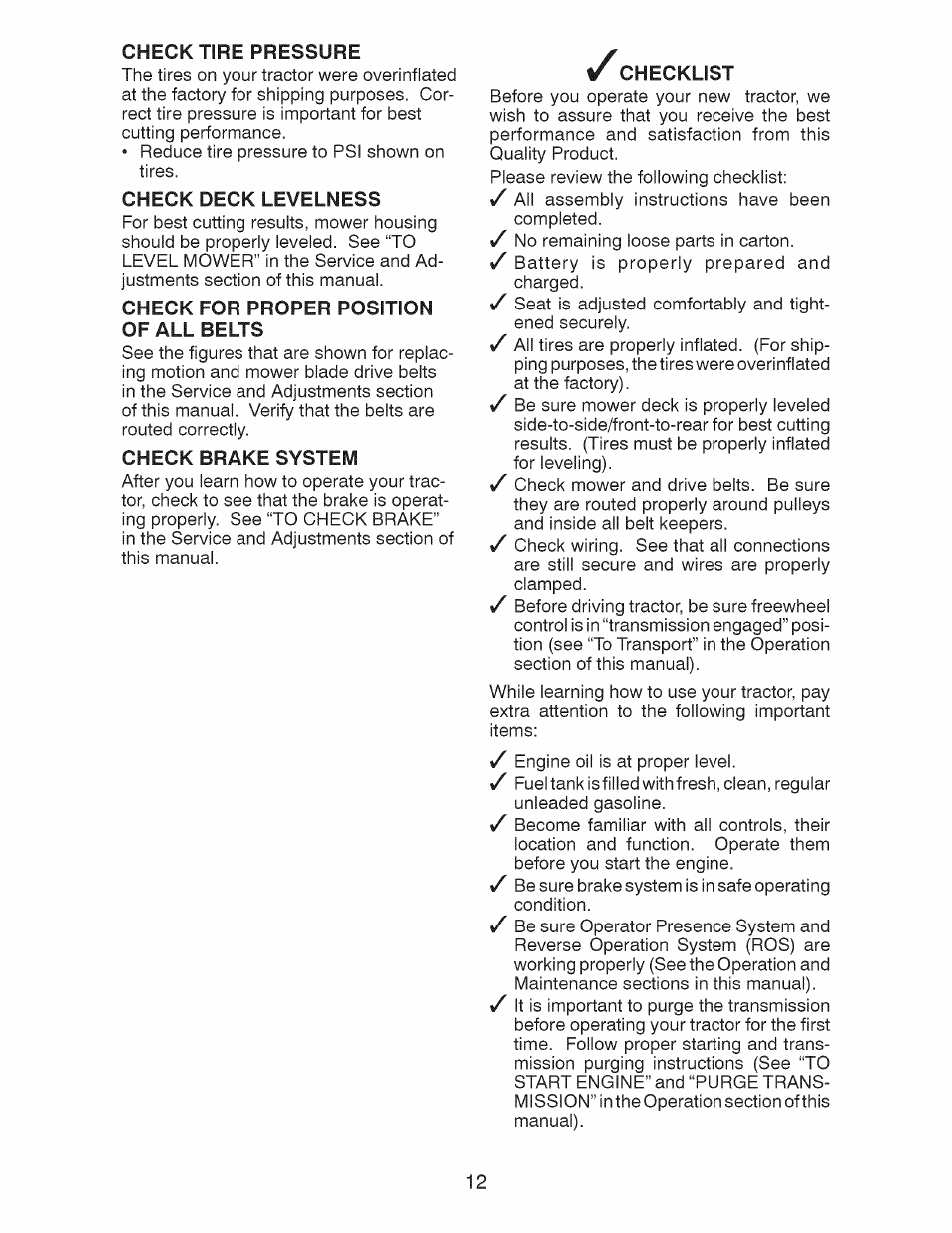 Craftsman 917.28991 User Manual | Page 12 / 72