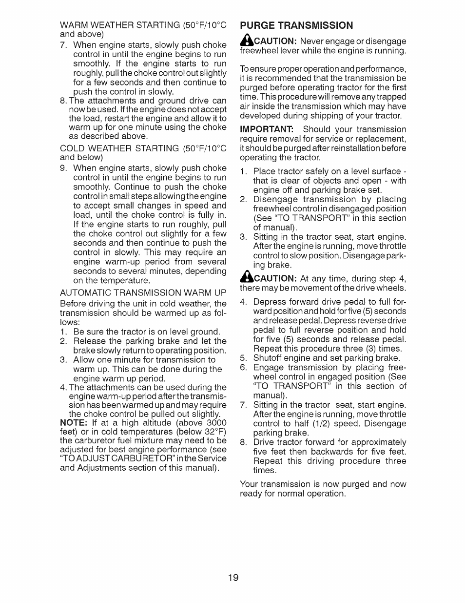 Craftsman 917.28991 User Manual | Page 19 / 72