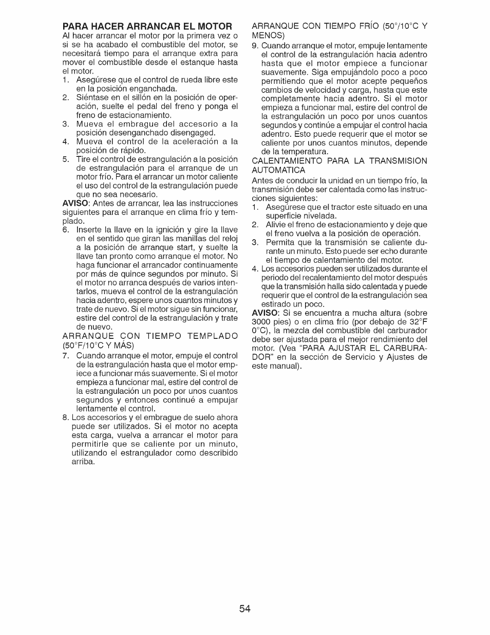 Craftsman 917.28991 User Manual | Page 54 / 72