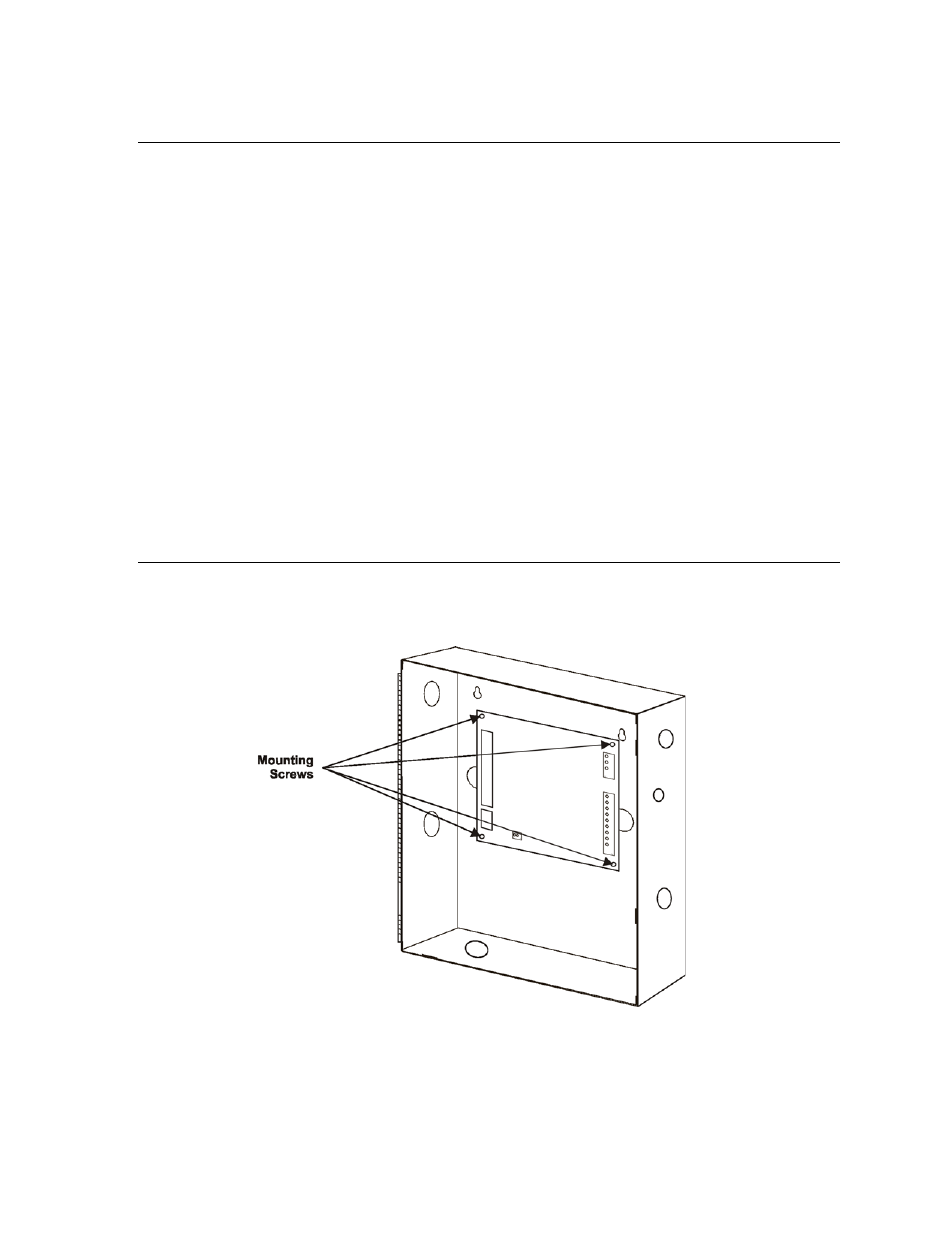 6 mounting the 5104 cabinet, 1 preventing water damage, 7 mounting the 5104 pc board | Mounting the 5104 cabinet -9, 1 preventing water damage -9, Mounting the 5104 pc board -9 | SilentKnight 5104 Digital Alarm Communicator Transmitter 6 Zone User Manual | Page 17 / 48