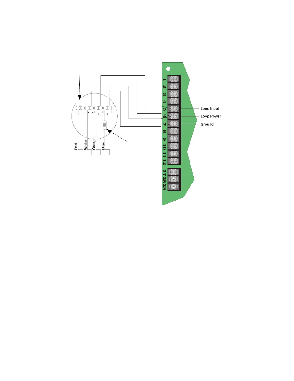 3 four-wire smoke detector connection, 3 four-wire smoke detector connection -13 | SilentKnight 5104 Digital Alarm Communicator Transmitter 6 Zone User Manual | Page 21 / 48