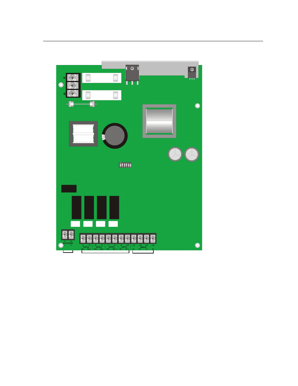 4 5496 board and terminal strip description, 5496 board and terminal strip description -2 | SilentKnight 5496 6A Intelligent Remote Power Supply User Manual | Page 8 / 38