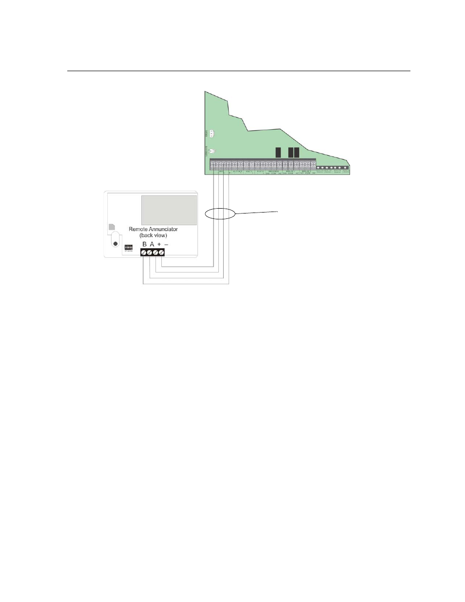 6 model 5635 connection to the panel, Model 5635 connection to the panel, Nel (see section 4.6) | SilentKnight 5600 User Manual | Page 47 / 114