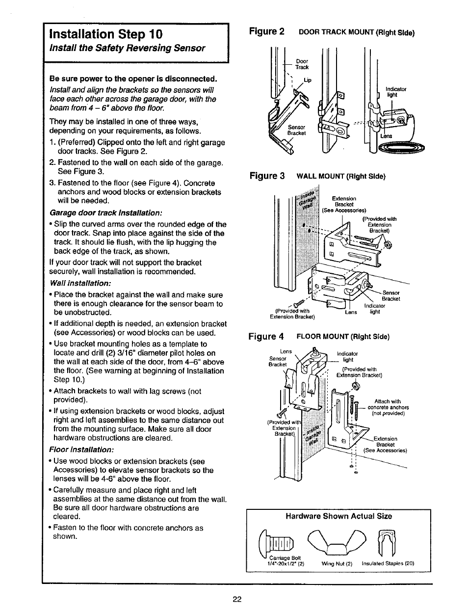 Installation step 10 | Craftsman 139.53975SRT User Manual | Page 22 / 40