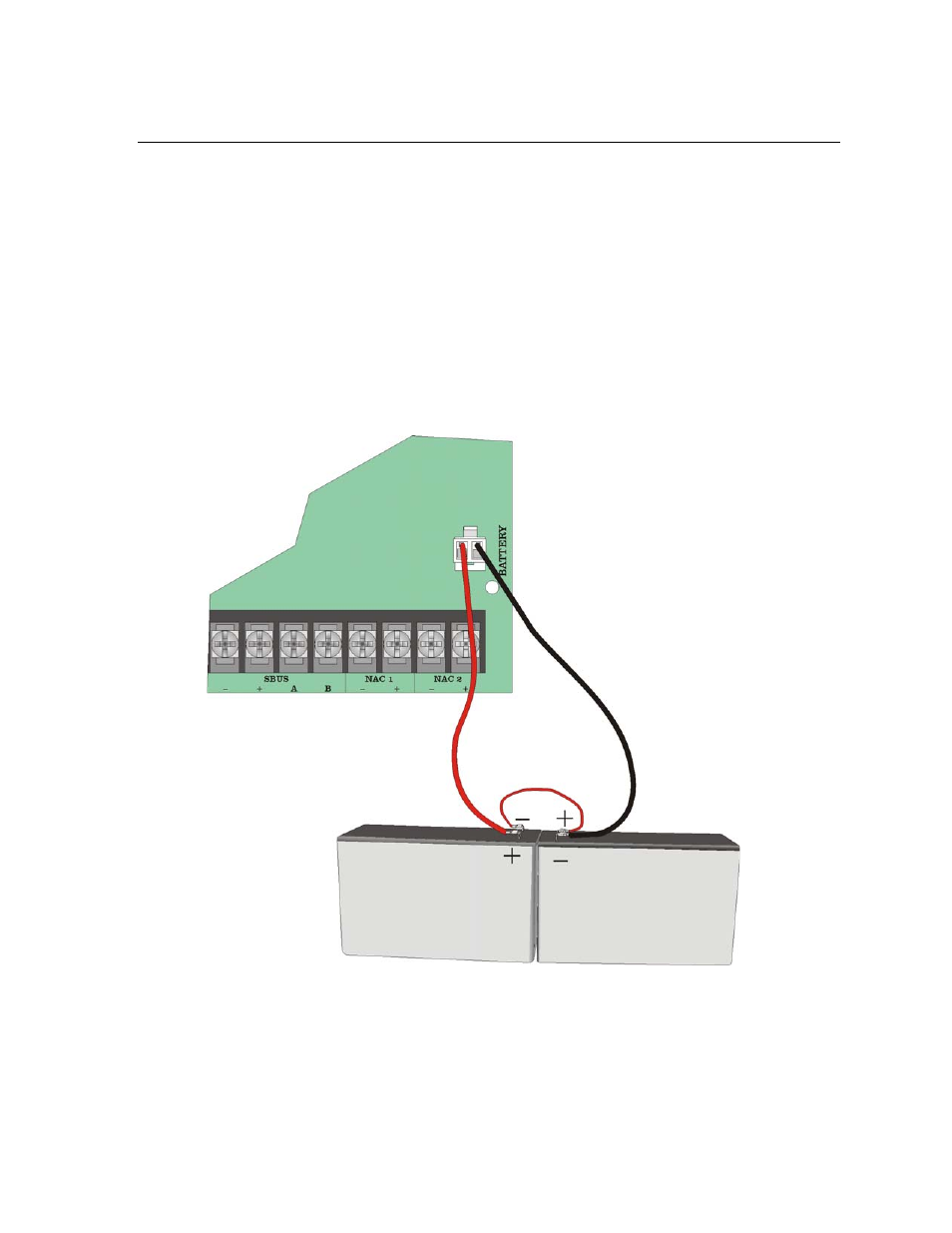 3 battery connection, Battery connection -4 | SilentKnight 5700 User Manual | Page 33 / 180