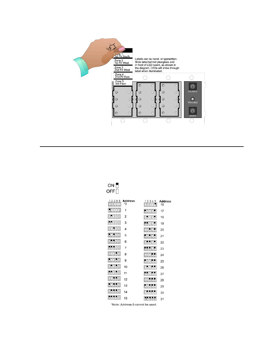 9 configuring modules, 1 assigning module ids, Configuring modules -22 | 1 assigning module ids -22, N 4.9.1), N in figure 4-26. the led | SilentKnight 5700 User Manual | Page 51 / 180