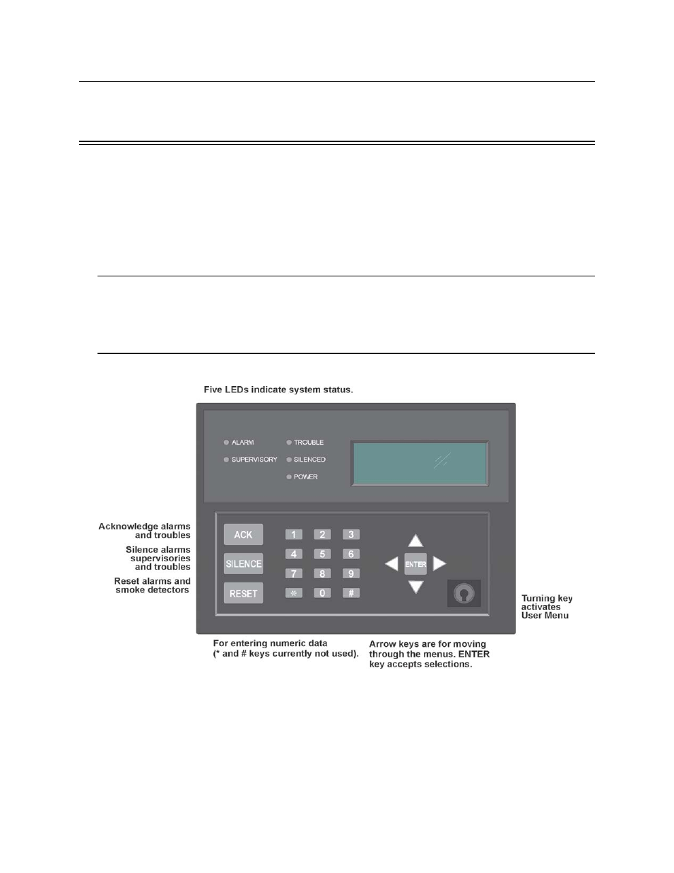 Section 8 system operation, 1 default user and installer codes, 2 annunciator description | Default user and installer codes -1, Annunciator description -1 | SilentKnight 5808 User Manual | Page 127 / 180